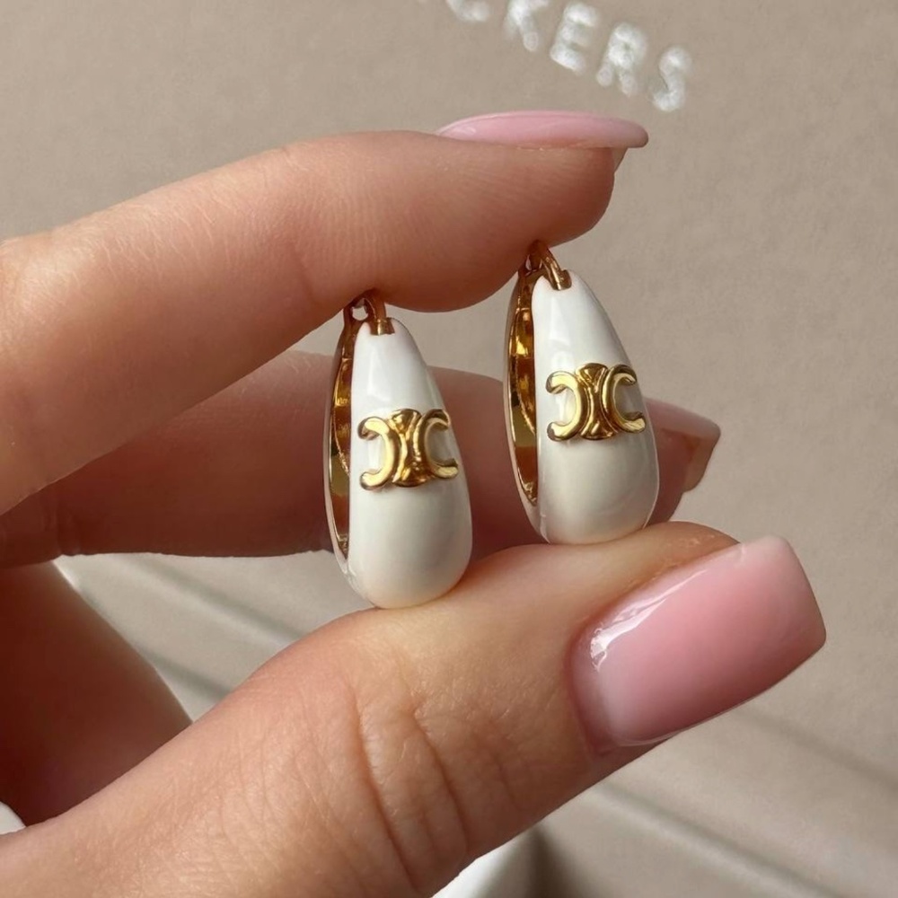 Earrings rings from Celine